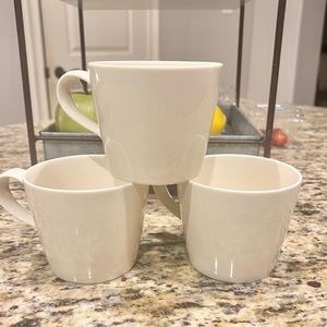CRATE & BARREL Coffee Mugs set of 3